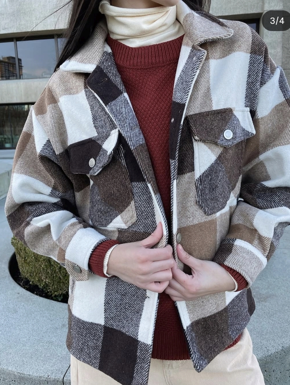 Little Mountain Vancouver Plaid Shacket